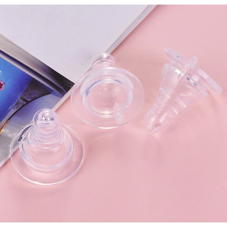 Standard Thin Natural Baby Puting Teat | Replacement Nipple Bottle Silicone Botol Susu BPA Free Lembut - Boo & Bub