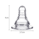 Standard Thin Natural Baby Puting Teat | Replacement Nipple Bottle Silicone Botol Susu BPA Free Lembut - Boo & Bub