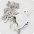 Hanging Rabbit Elephant Toy | Bed baby Hand Bell Safety Seat Plush Toy Multifunctional Plush Stroller Mobile Gifts - Boo & Bub