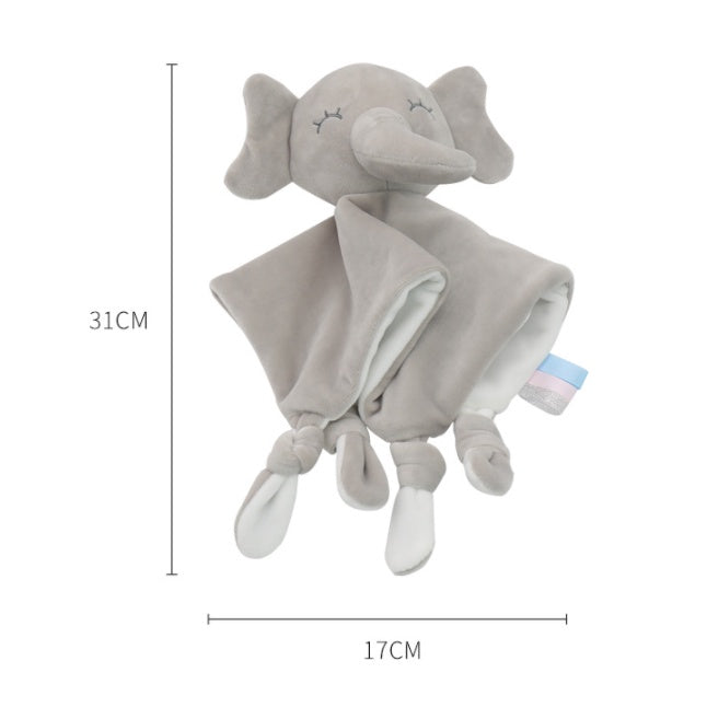 Hanging Rabbit Elephant Toy | Bed baby Hand Bell Safety Seat Plush Toy Multifunctional Plush Stroller Mobile Gifts - Boo & Bub