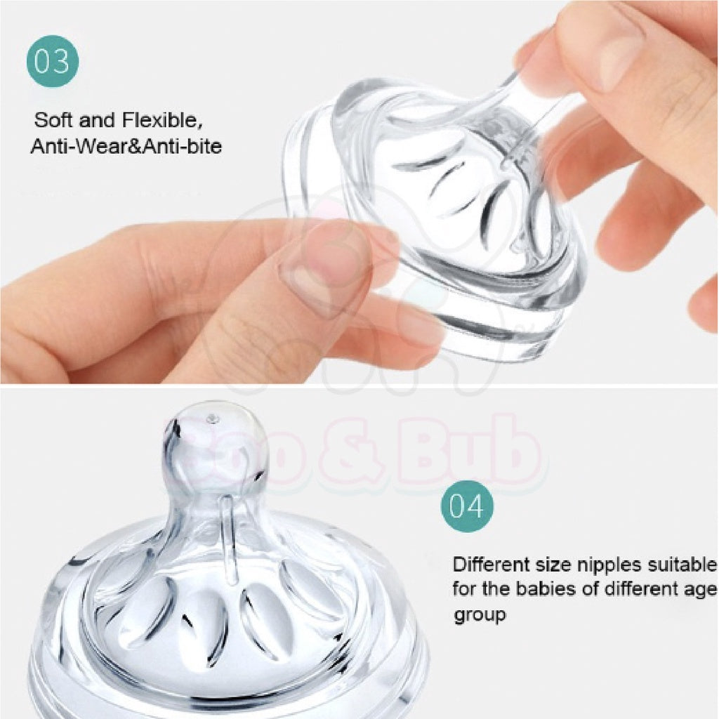 Baby Puting Teat Compatible For Avent (Anti Colic) | Replacement Nipple Bottle Silicone Botol Susu BPA Free - Boo & Bub