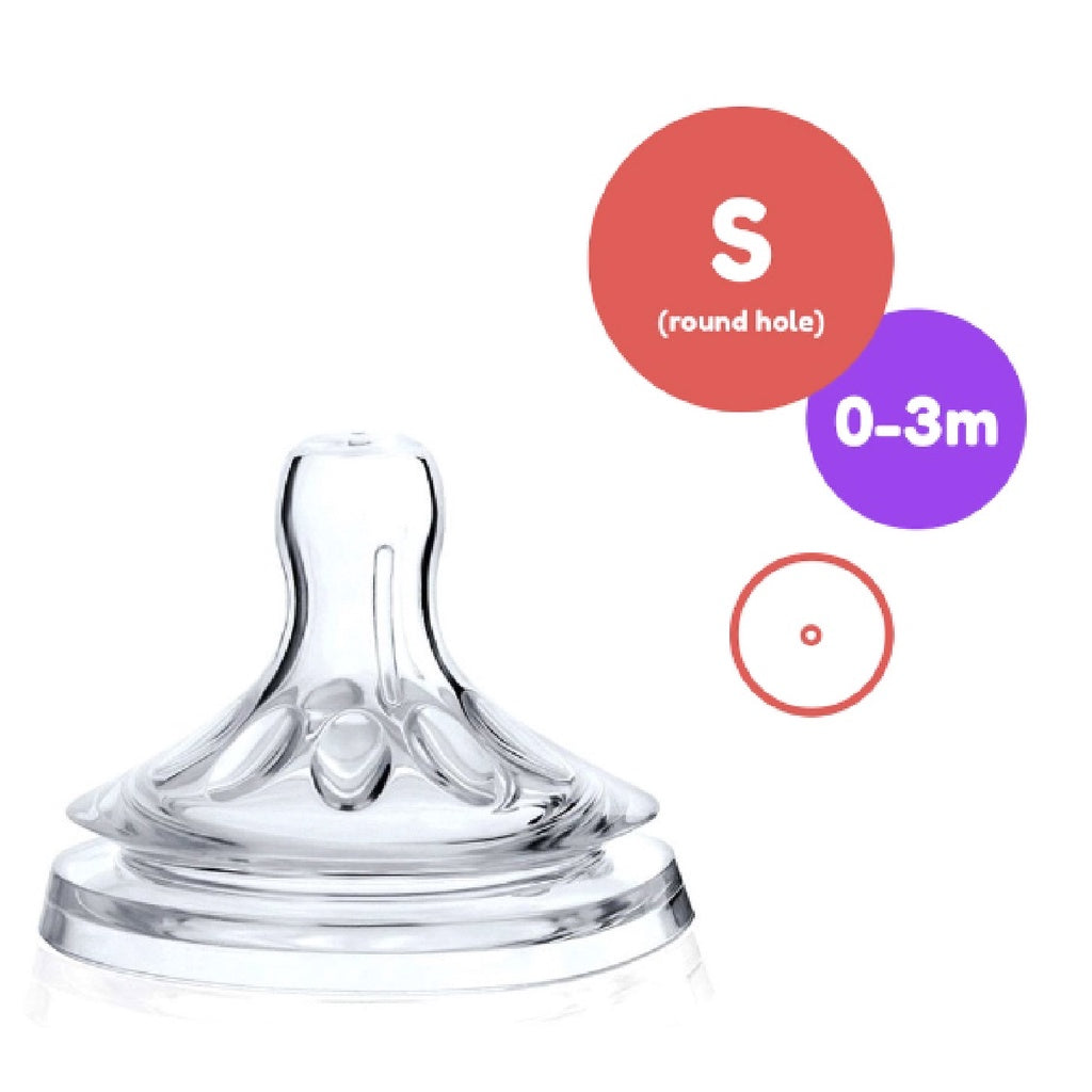 Baby Puting Teat Compatible For Avent (Anti Colic) | Replacement Nipple Bottle Silicone Botol Susu BPA Free - Boo & Bub