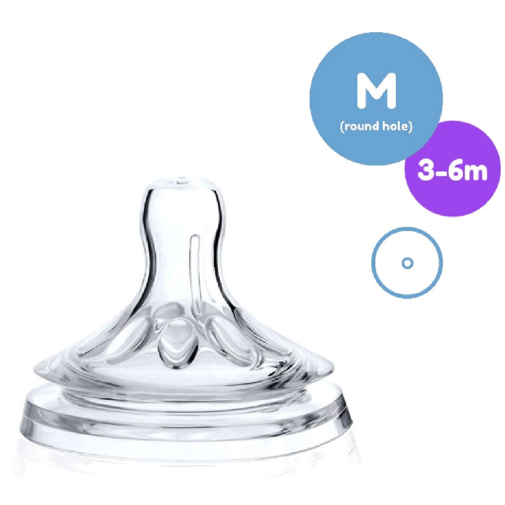 Baby Puting Teat Compatible For Avent (Anti Colic) | Replacement Nipple Bottle Silicone Botol Susu BPA Free - Boo & Bub