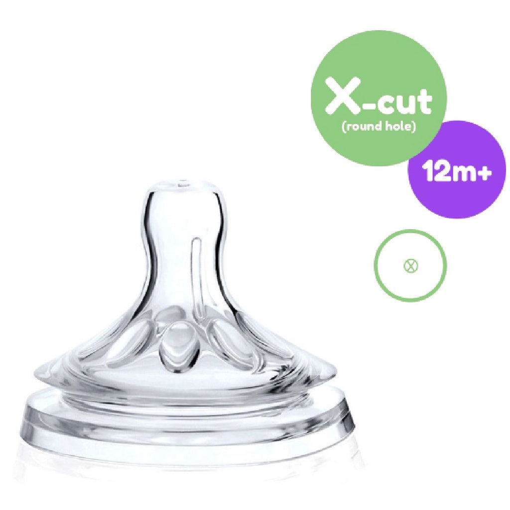 Baby Puting Teat Compatible For Avent (Anti Colic) | Replacement Nipple Bottle Silicone Botol Susu BPA Free - Boo & Bub