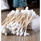 100pcs/pack Cotton Buds | Disposable Cotton Swabs Double Head Tipped Aplicator Beauty Makeup Nose Baby Putik k - Boo & Bub