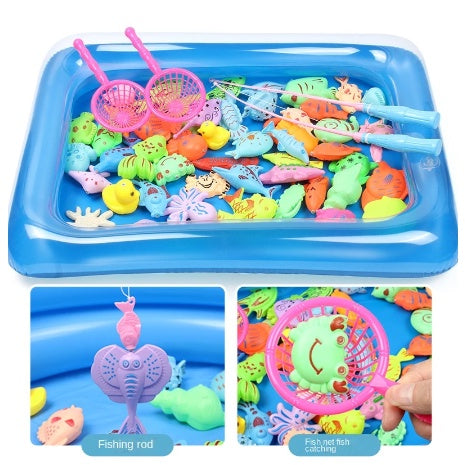 Children's Magnetic Fishing Toy | Parent-child interactive Toys | Kids Fish Baby Bath Toys - Boo & Bub