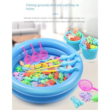 Children's Magnetic Fishing Toy | Parent-child interactive Toys | Kids Fish Baby Bath Toys - Boo & Bub