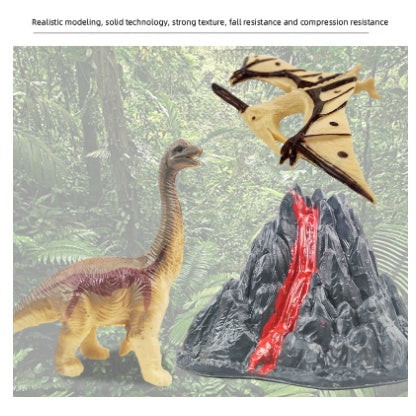 Mini Jurassic Stegosaurus Saichania Solid PVC Dinosaur World Animal Model Action Figures Collection Toy For Kids - Boo & Bub