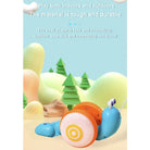 Pull String Cartoon Snail Car toy | Baby Learn to Crawl and Pull Toy Light and Music Early Education Toy - Boo & Bub