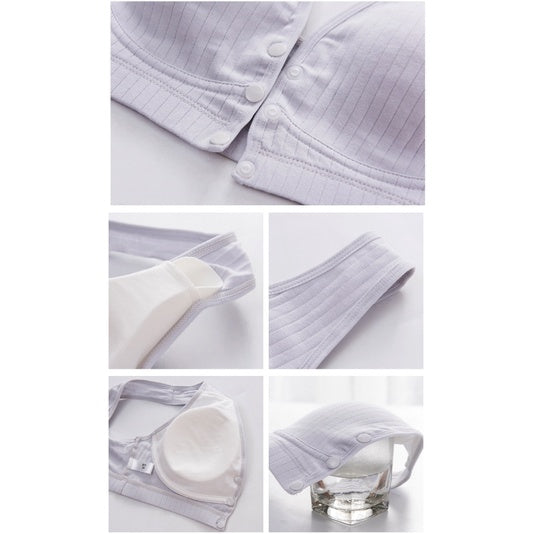 Nursing Bra | Cotton BreastFeeding Pregnant Women | Seamless  Maternity Underwear Anti-drooping Push Up - Boo & Bub