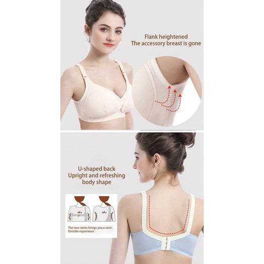 Nursing Bra | Cotton BreastFeeding Pregnant Women | Seamless  Maternity Underwear Anti-drooping Push Up - Boo & Bub