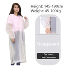 Waterproof Long Raincoat for Kid Women Men | Rain coat Hooded Outdoor Hiking Travel Climbing Thickened EVA - Boo & Bub