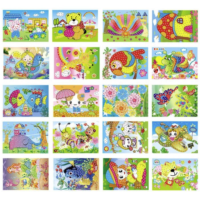 3D Diamond DIY Sticker | Kid DIY Art Crystal Diamond Jewel Craft DIY diamond stickers Bling - Boo & Bub