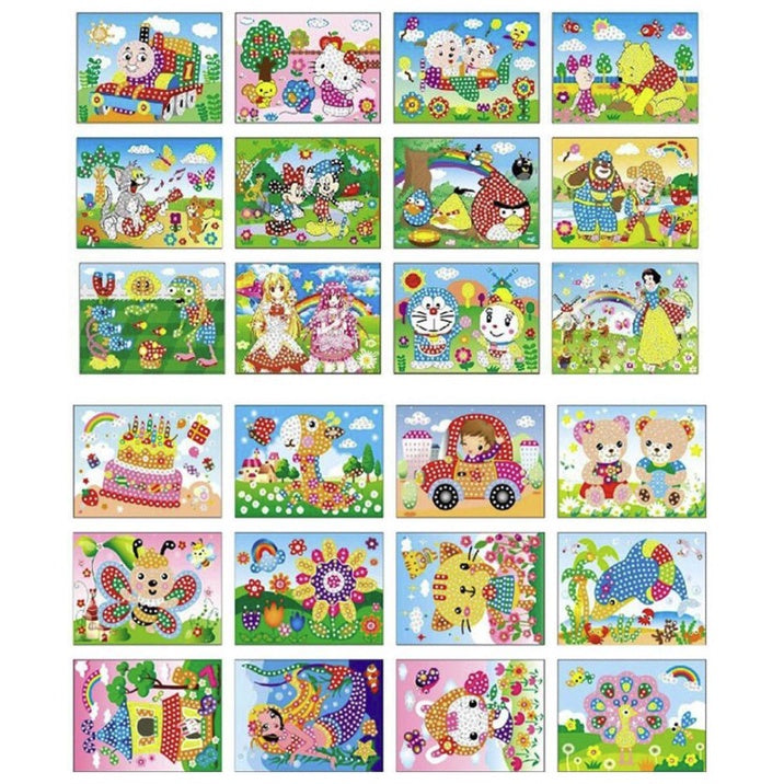 3D Diamond DIY Sticker | Kid DIY Art Crystal Diamond Jewel Craft DIY diamond stickers Bling - Boo & Bub