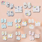 Set of 3 Newborn Cartoon Hat Gloves Socks Set for Baby Boy&Girl | Soft Cotton Booties Mittens - Boo & Bub