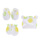 Set of 3 Newborn Cartoon Hat Gloves Socks Set for Baby Boy&Girl | Soft Cotton Booties Mittens - Boo & Bub
