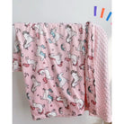Boo&Bub 120 x 75 CM Baby Baby Dot Blanket | Quilt Flannel Fleece Infant Swaddle Wrap Selimut Kanak-Kanak 婴儿豆豆被 - Boo & Bub