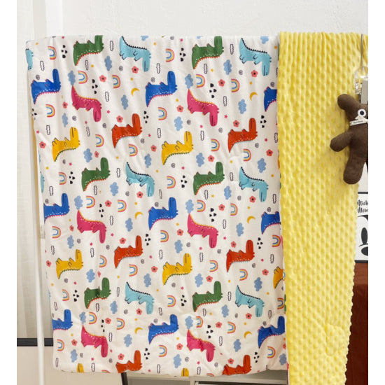 Boo&Bub 120 x 75 CM Baby Baby Dot Blanket | Quilt Flannel Fleece Infant Swaddle Wrap Selimut Kanak-Kanak 婴儿豆豆被 - Boo & Bub