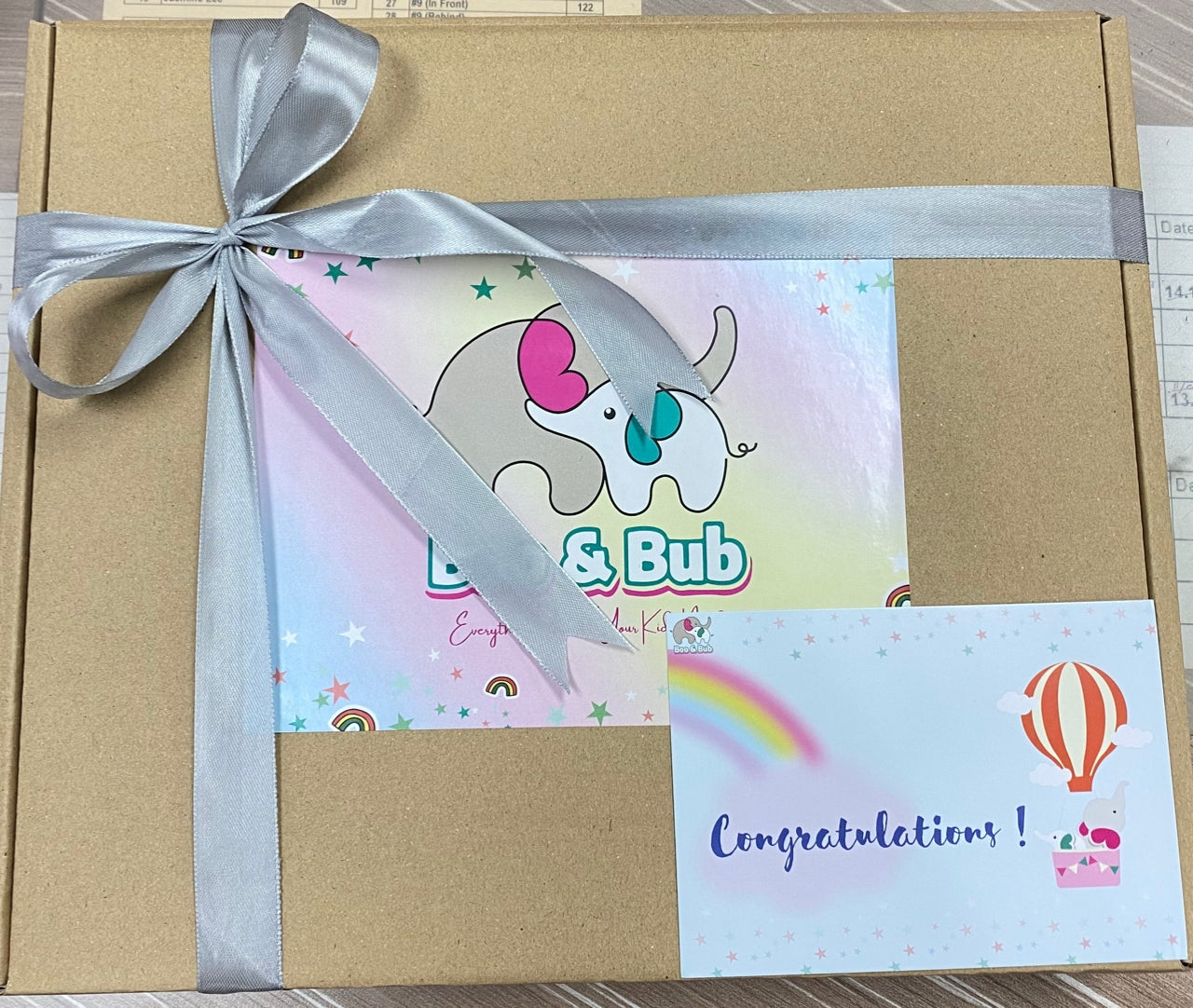 Personalized name embroidery newborn baby gift box set ( SULAM NAMA) - Boo & Bub