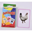 36pcs Double Side Big Flash Cards | Baby Children Cognition Body Parts Animal Fruits Flashcards Montessori - Boo & Bub