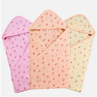 Boo&Bub Hooded Baby Blanket | Swaddle Newborn Thermal Soft Fleece Blanket Solid Bedding Set Cotton Quilt Infant Bedding - Boo & Bub