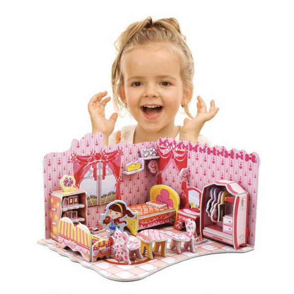 3D DIY Puzzle Castle House | Toys Early Learning Puzzle Jigsaw Interesting Learning Educational Toys For Children - Boo & Bub