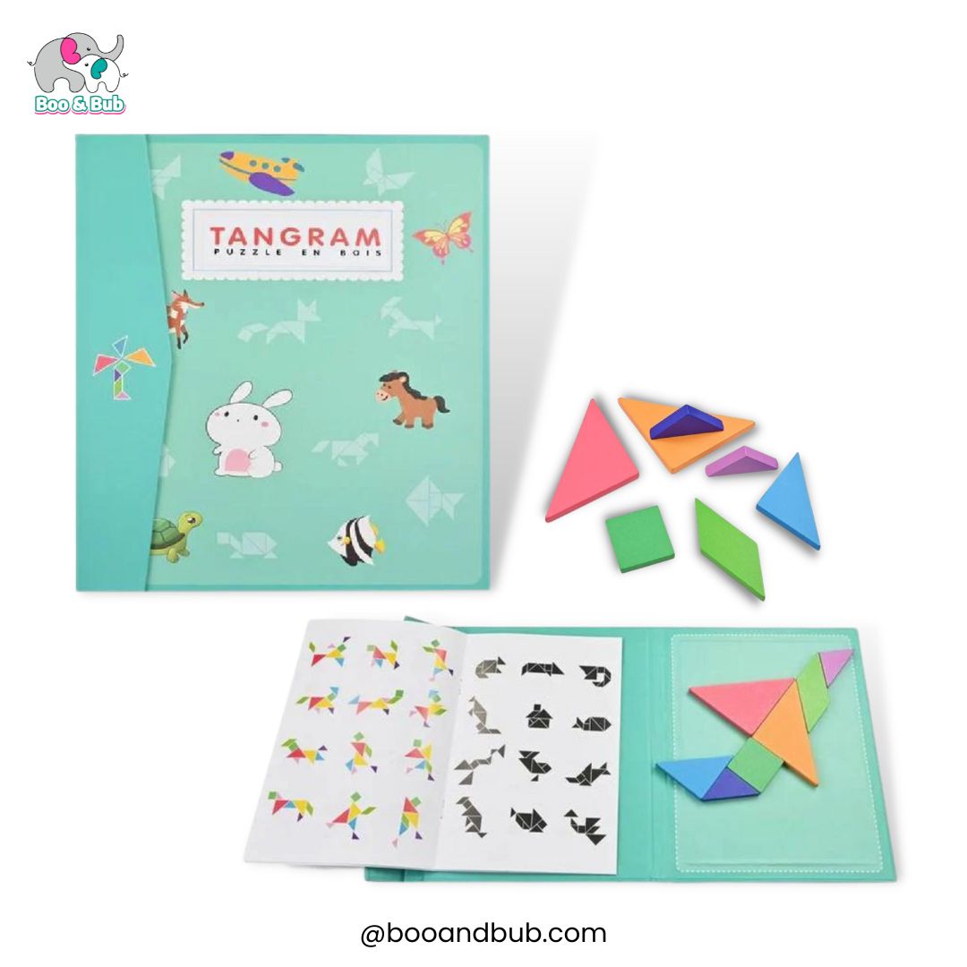 Colorful Magnet Tangram - Boo & Bub