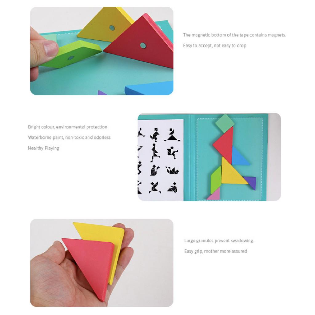 Colorful Magnet Tangram - Boo & Bub