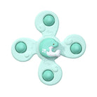 Boo&Bub Baby Spin Top Bath Toys | Boy Children Bathing Spinner Suction Cup Toy For Kids 1 To 6 Years - Boo & Bub