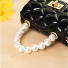 Mini Pearl Handbag | Elegant Shoulder Messenger Portable Chain Bag Girl PVC Jelly Bag Crossbody Small Square - Boo & Bub