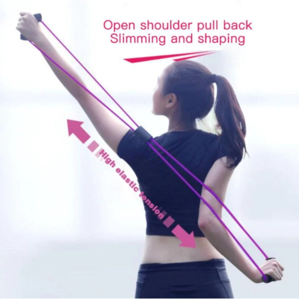 Sport Accessories Training Band | Elastic Rubber Expander Rope Exercise Gym Muscle Resistance Bands - Boo & Bub