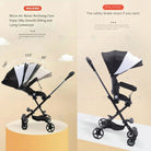 Kids Baby Magic Stroller with Adjustable Sunshade Canopy  | 4 Wheels Travel Foldable Stroller - Boo & Bub