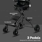 Kids Baby Magic Stroller with Adjustable Sunshade Canopy  | 4 Wheels Travel Foldable Stroller - Boo & Bub