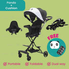Kids Baby Magic Stroller with Adjustable Sunshade Canopy  | 4 Wheels Travel Foldable Stroller - Boo & Bub