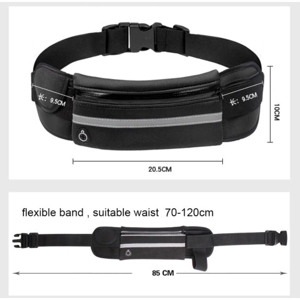 Sports Waist Bag | Waterproof running Sports Belt Gym Phone Holder Women Men Hold Water Bicycle Run Belt Waist - Boo & Bub