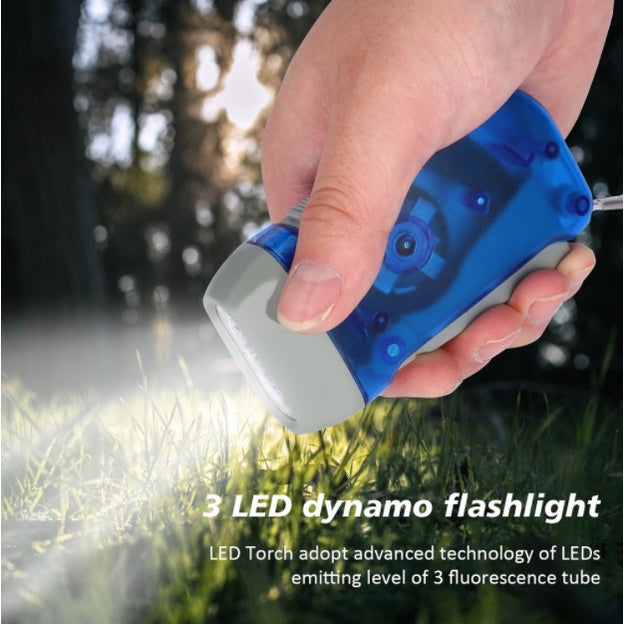 LED Hand Pressing Torch Light | Dynamo Power Wind Up Flashlight  Hand Press Crank Camping Lamp Light Outdoor Home - Boo & Bub