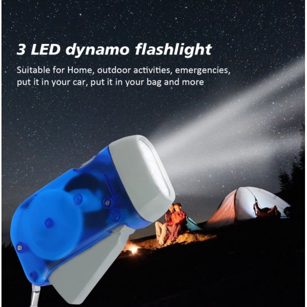 LED Hand Pressing Torch Light | Dynamo Power Wind Up Flashlight  Hand Press Crank Camping Lamp Light Outdoor Home - Boo & Bub