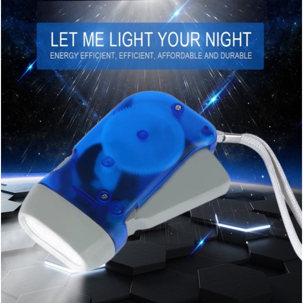 LED Hand Pressing Torch Light | Dynamo Power Wind Up Flashlight  Hand Press Crank Camping Lamp Light Outdoor Home - Boo & Bub