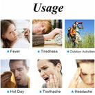 FAST Cooling Gel Patches | Baby Adult kid Fever Patch Plaster Migraine Headache Pad Lower Temperature Ice Gel Hydrogel - Boo & Bub