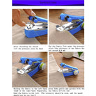 Boo&Bub Mini Sewing Machine | Portable Hand-Held Sewing Cloth Fabric Handy Electric Stitch Needlework Useful Handwork - Boo & Bub