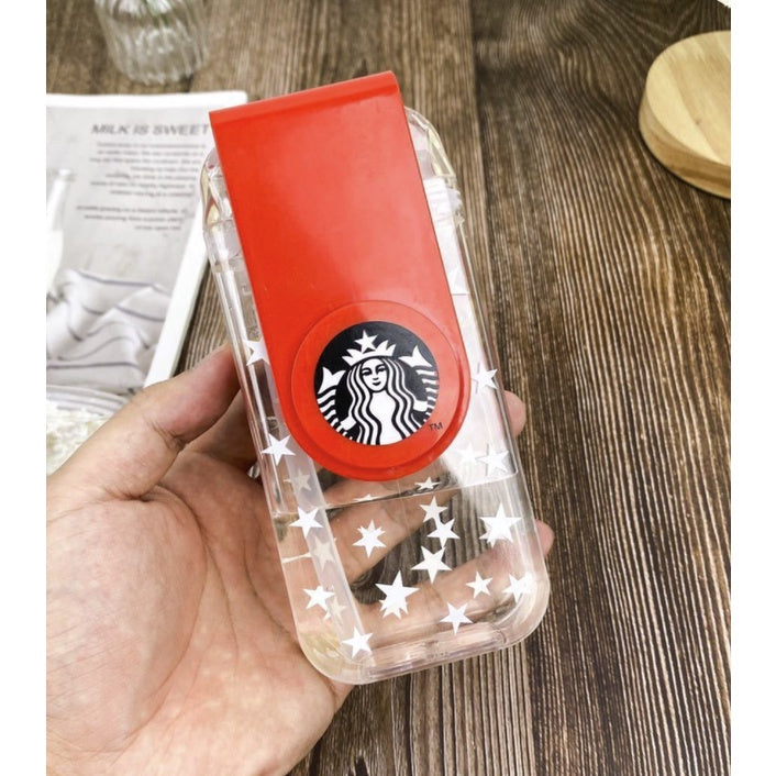 Starbucks square Rotating Cup with straw | high temperature resistant creative viral tumbler 星巴克 - Boo & Bub