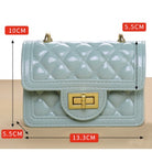 Mini Sling Handbag | Elegant Shoulder Messenger Portable Chain Bag Girl PVC Jelly Bag Crossbody Small Square - Boo & Bub