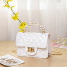 Mini Sling Handbag | Elegant Shoulder Messenger Portable Chain Bag Girl PVC Jelly Bag Crossbody Small Square - Boo & Bub