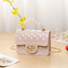 Mini Sling Handbag | Elegant Shoulder Messenger Portable Chain Bag Girl PVC Jelly Bag Crossbody Small Square - Boo & Bub