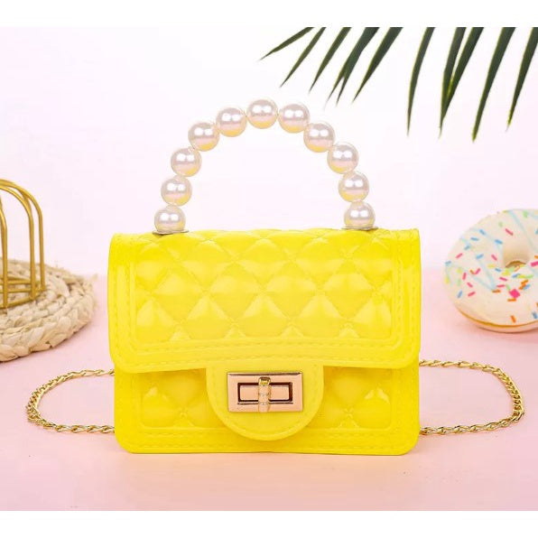 Mini Sling Handbag | Elegant Shoulder Messenger Portable Chain Bag Girl PVC Jelly Bag Crossbody Small Square - Boo & Bub