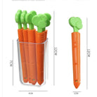 5 PCS Sealing Clip | Food Snack Bag Cute Carrot Sealing Bag Tweezers Magnetic Storage Box Kitchen Tools - Boo & Bub