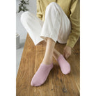 1 Pair Boat Sock | Solid Color Summer Low Cut Non Slip Silicone Back Sock - Boo & Bub
