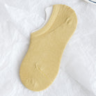 1 Pair Boat Sock | Solid Color Summer Low Cut Non Slip Silicone Back Sock - Boo & Bub