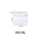 Boo&Bub Airtight Food Storage Containers with Lids | BPA Free Clear Plastic Cereal Storage - Boo & Bub