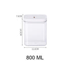 Boo&Bub Airtight Food Storage Containers with Lids | BPA Free Clear Plastic Cereal Storage - Boo & Bub